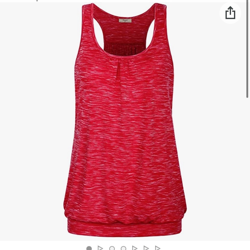 Miusey Womens
Sleeveless Round Neck
Loose Fit Racerback
Workout Tank